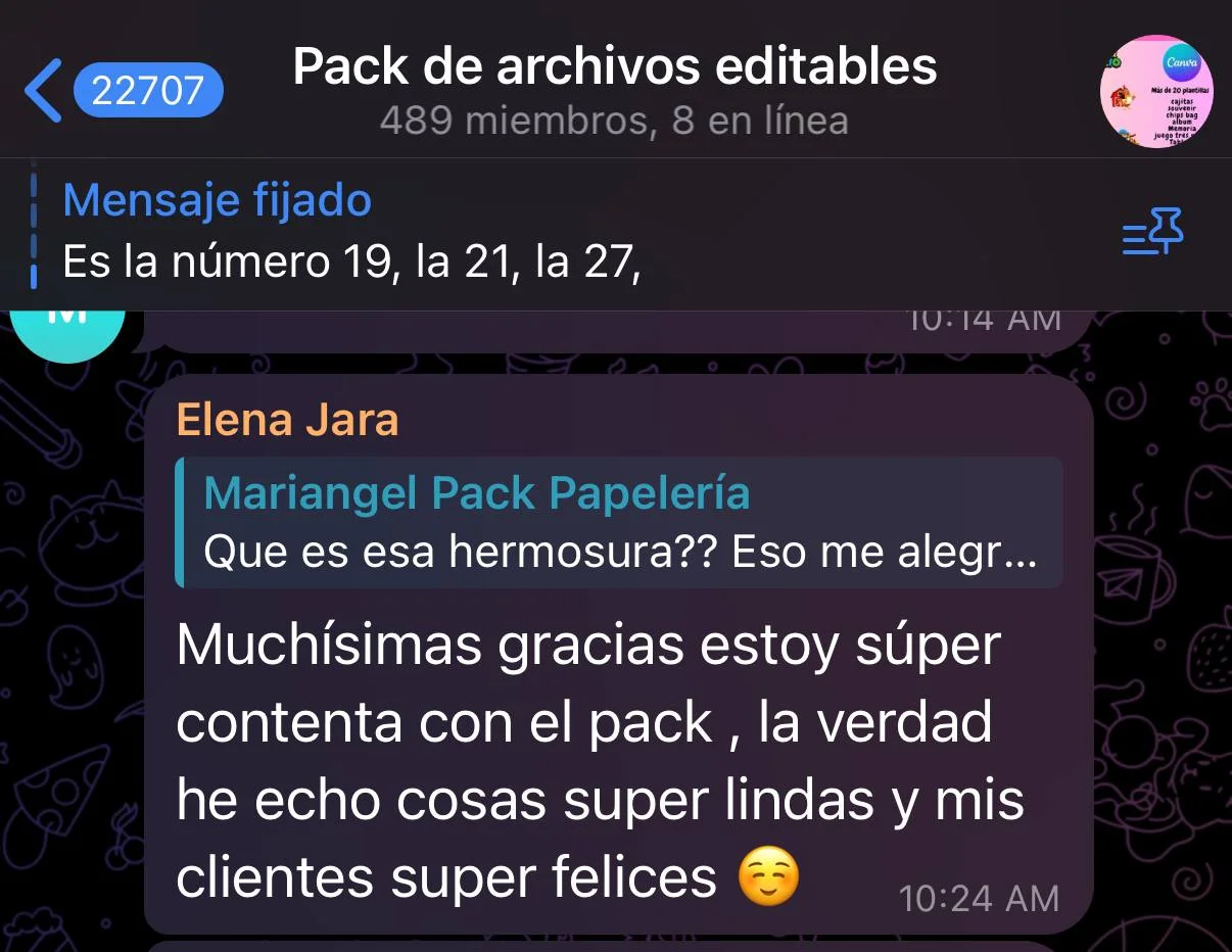 Testimonio sobre las plantillas editables
