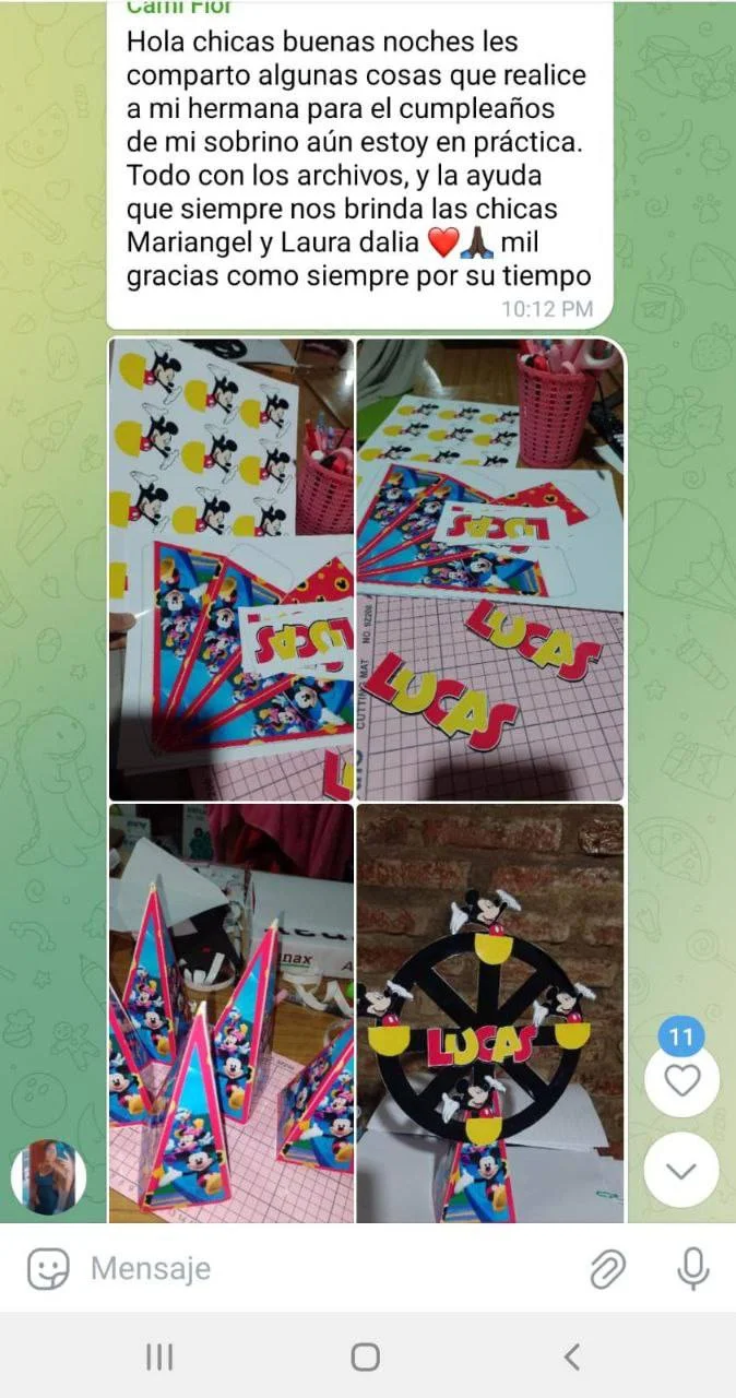 Resultado creado con el pack de papelería